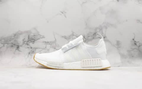 阿迪达斯Adidas originals NMD_R1公司级版本真爆米花颗粒大底原厂织面时尚休闲运动鞋 货号：D96635