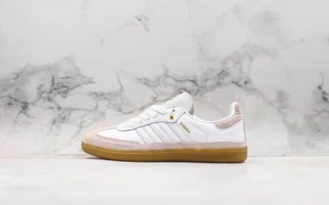 阿迪达斯Adidas Samba OG Club纪念日系列纯原版本桑巴平底室内足球风复古休跑鞋白生胶 货号：CG6097