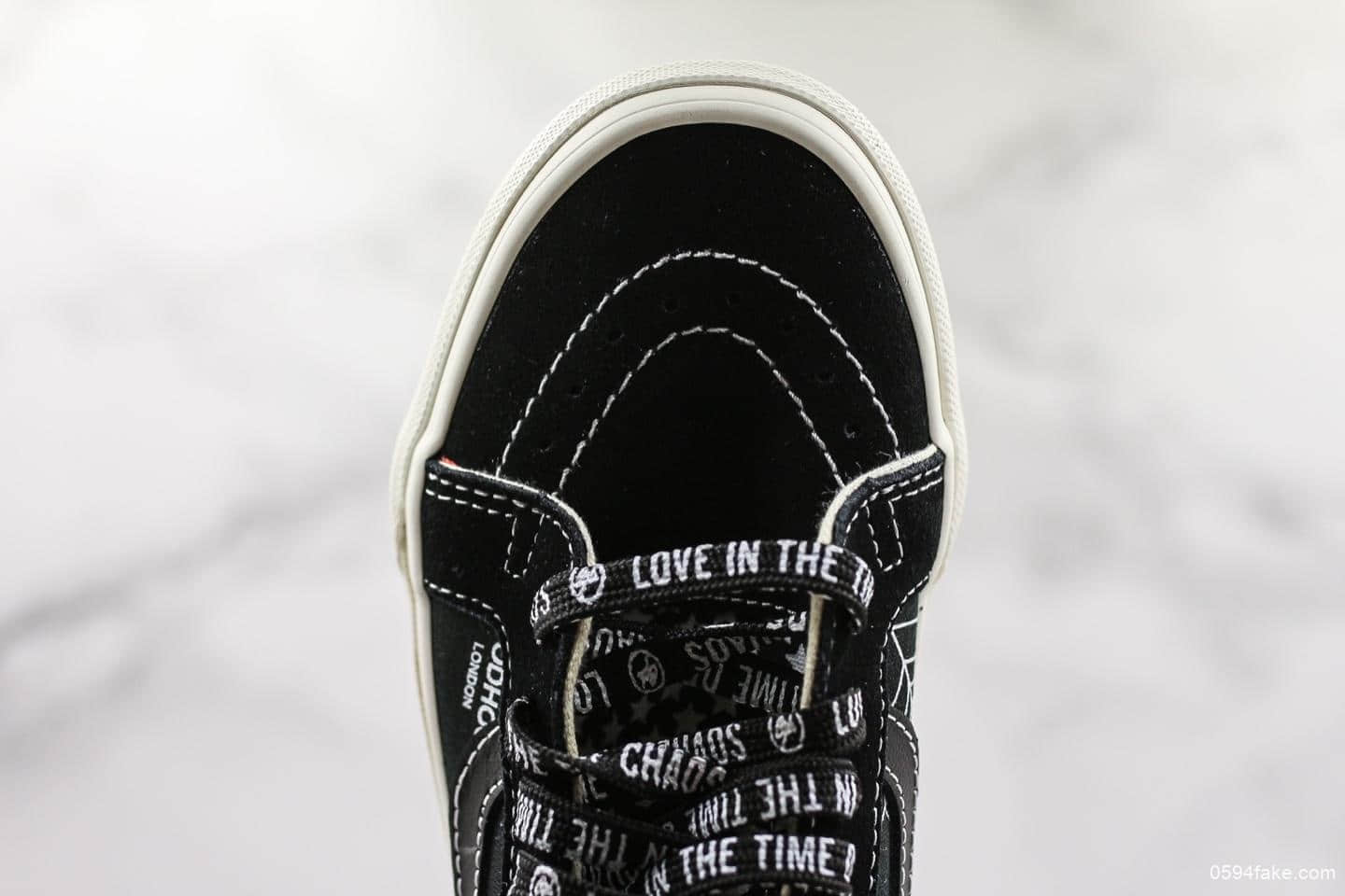 万斯Goodhood x Vans Vault Love in the Time of Chaos联名款真标硫化工艺原盒原标复古硫化板鞋 货号：VN000UDO7Q