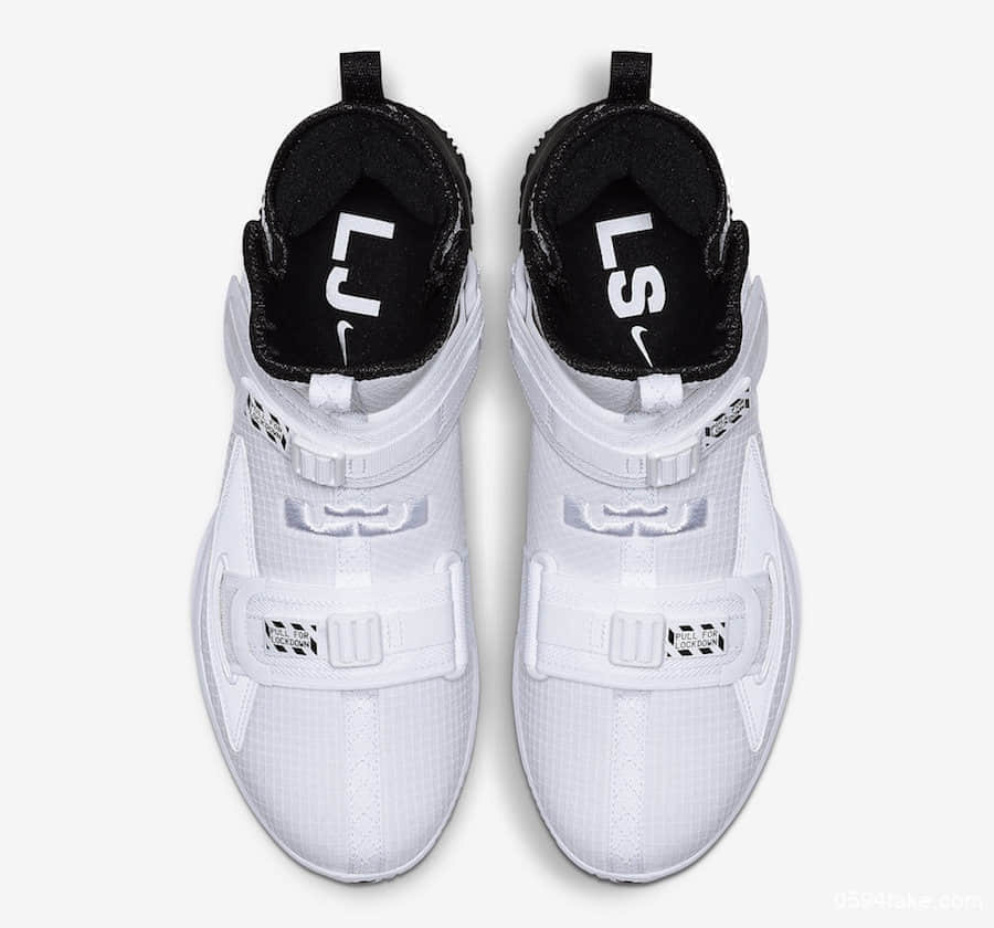 Nike LeBron Soldier 13新配色登场！还是黑白配却有些不一样！ 货号：AR4228-100