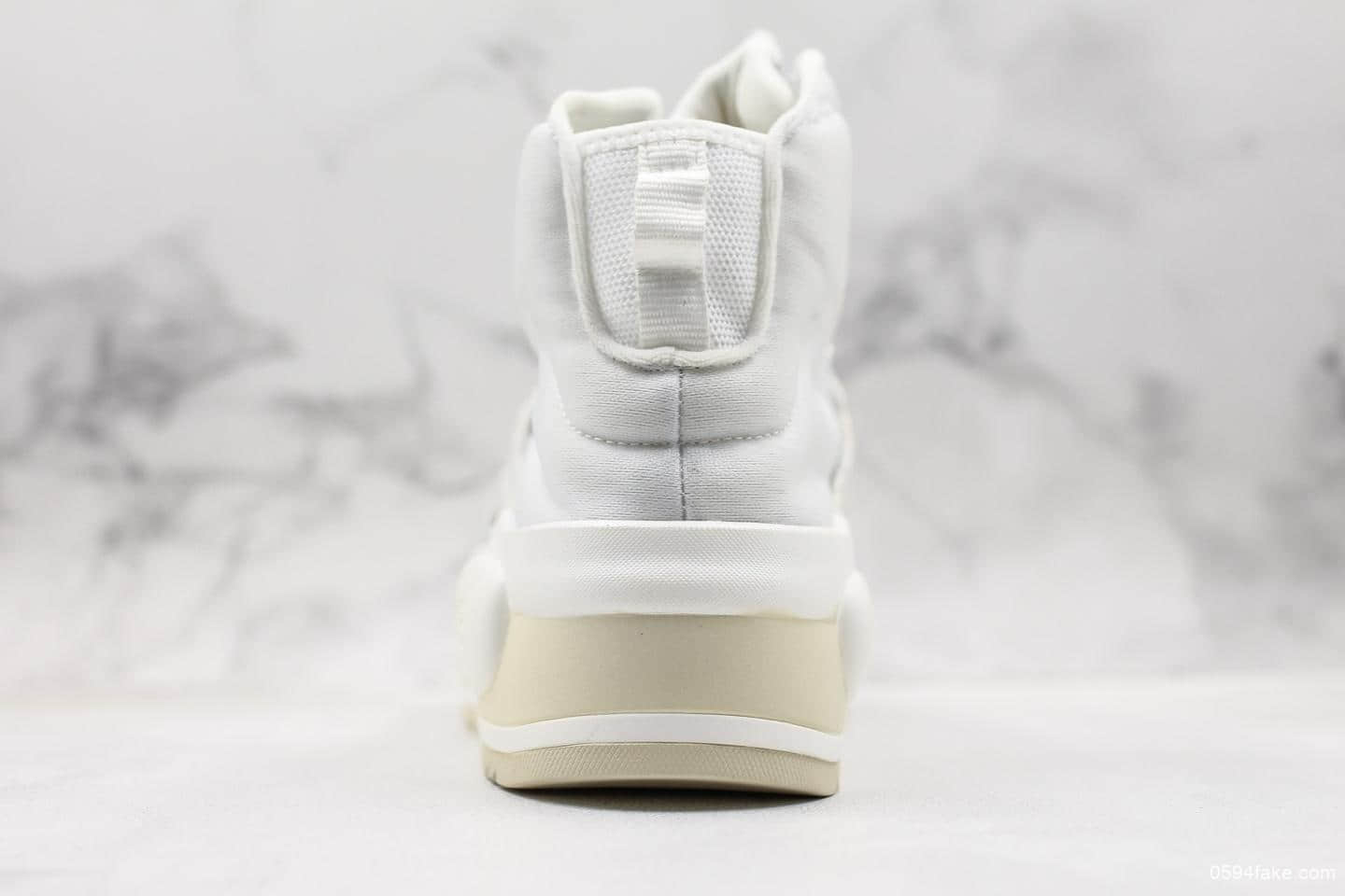 阿迪达斯adidas x Y-3 Hokori White White纯原版本山本耀司骄傲厚底系列中帮复古篮球运动风百搭休闲增高板鞋白米黄 货号：EF2635