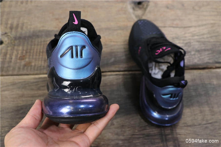 耐克Nike Air Max 270纯原版本变色龙男女气垫运动跑步鞋真氮气气压原底 货号：AH8050-020