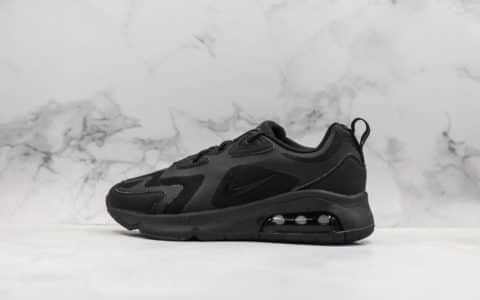 耐克Nike Air Max 200半掌气垫翻毛皮拼接公司级版本休闲运动鞋内置Max气垫 货号：AQ2568-003