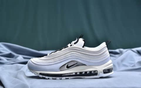 耐克Nike Air Max 97公司级版本子弹复古全掌气垫休闲运动鞋白熊猫 货号：921733-103