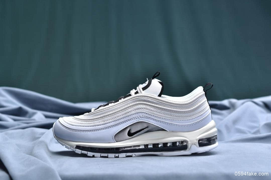 耐克Nike Air Max 97公司级版本子弹复古全掌气垫休闲运动鞋白熊猫 货号：921733-103