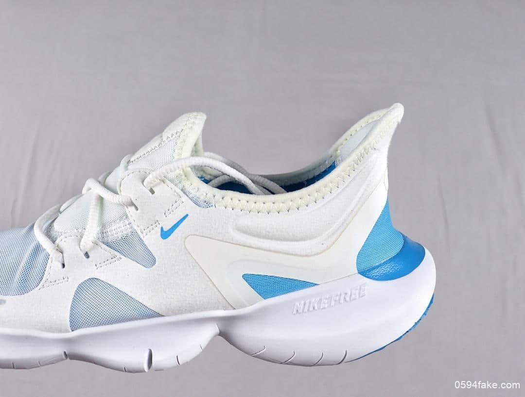 耐克Nike Free Rn 5.0 Proto 2019款公司级赤足5.0超弹力大底超轻网面透气运动跑步鞋 货号：CI1678-100