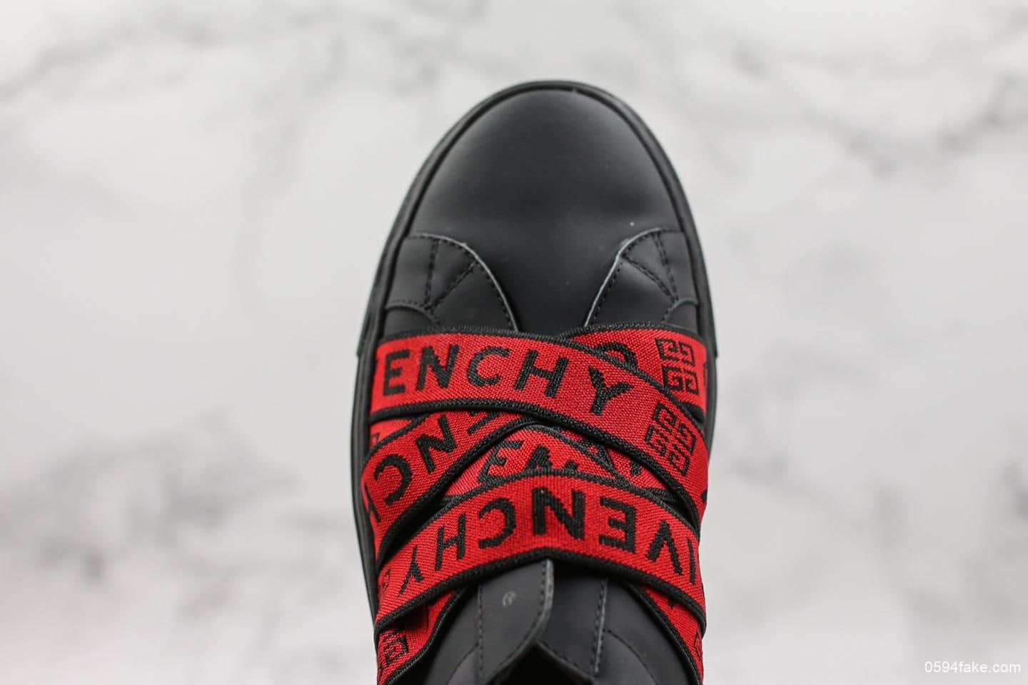 纪梵希Givenchy Low-top lace-up sneakers纯原版本GVC绑带限定款顶级无胶工艺原盒原标记忆海绵