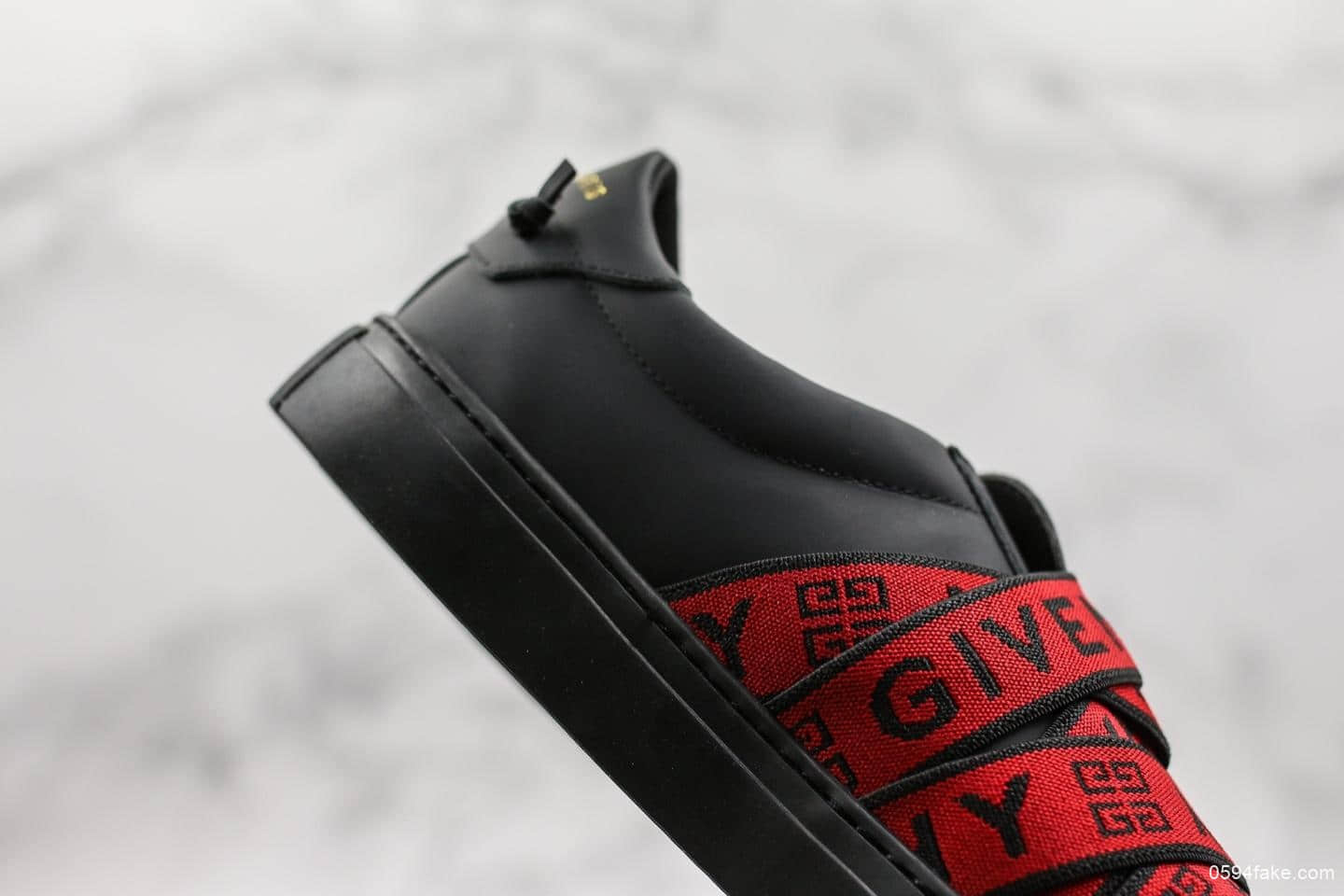 纪梵希Givenchy Low-top lace-up sneakers纯原版本GVC绑带限定款顶级无胶工艺原盒原标记忆海绵