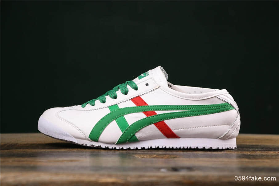 亚瑟士Asics Tiger Mexico 66公司级天猫专供原装头层3M反光鬼冢虎阿斯克斯经典休闲跑鞋 货号：B806K