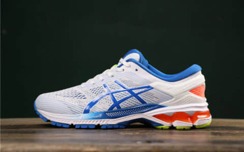 亚瑟士ASICS GEL-KAYANO 26代公司级版本亚瑟士专业缓冲减震跑步鞋 货号：1011A541-100