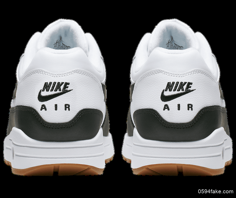 Nike Air Max 1再迎新配色！黑白配+生胶色外底！干练简约！ 货号：CQ9965-100