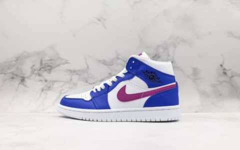 乔丹Air Jordan 1 Mid公司级中帮AJ1南海岸全新配色实战篮球鞋 货号：554724-451