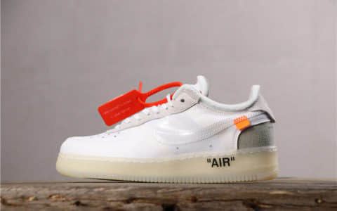 耐克Off-White x Nike Air Force 1 Low Volt 2.0公司级空军一号OW联名款经典百搭低帮休闲运动板鞋 货号：AO4606-100