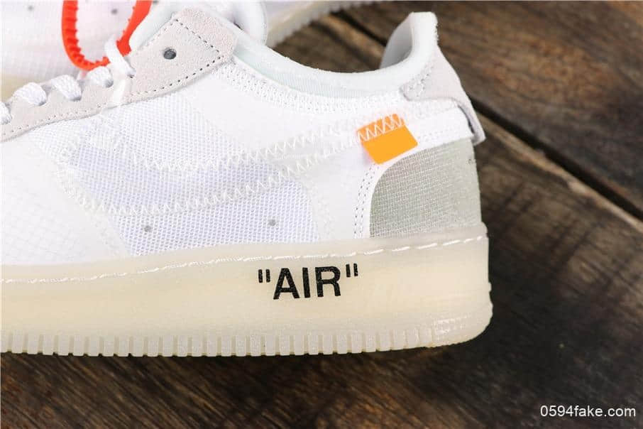 耐克Off-White x Nike Air Force 1 Low Volt 2.0公司级空军一号OW联名款经典百搭低帮休闲运动板鞋 货号：AO4606-100