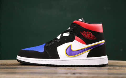 乔丹Air Jordan 1 Mid SE “What The”乔1中帮皇家蓝公司级版本原盒原标区别市面通货版本 货号：852542-005