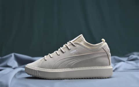 彪马PUMA Breaker Mesh Freizeit Sneaker布雷克系列纯原版本套脚锯齿底休闲运动板鞋橘裸粉银LOGO 货号：367058-06