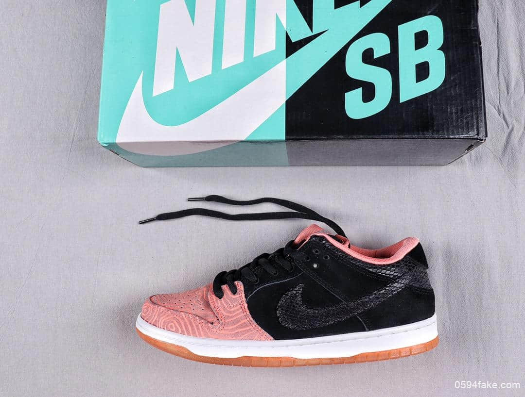 耐克Nike SB Dunk Low PRM三文鱼配色限定纯原版本低帮SB休闲板鞋 货号：313170-603