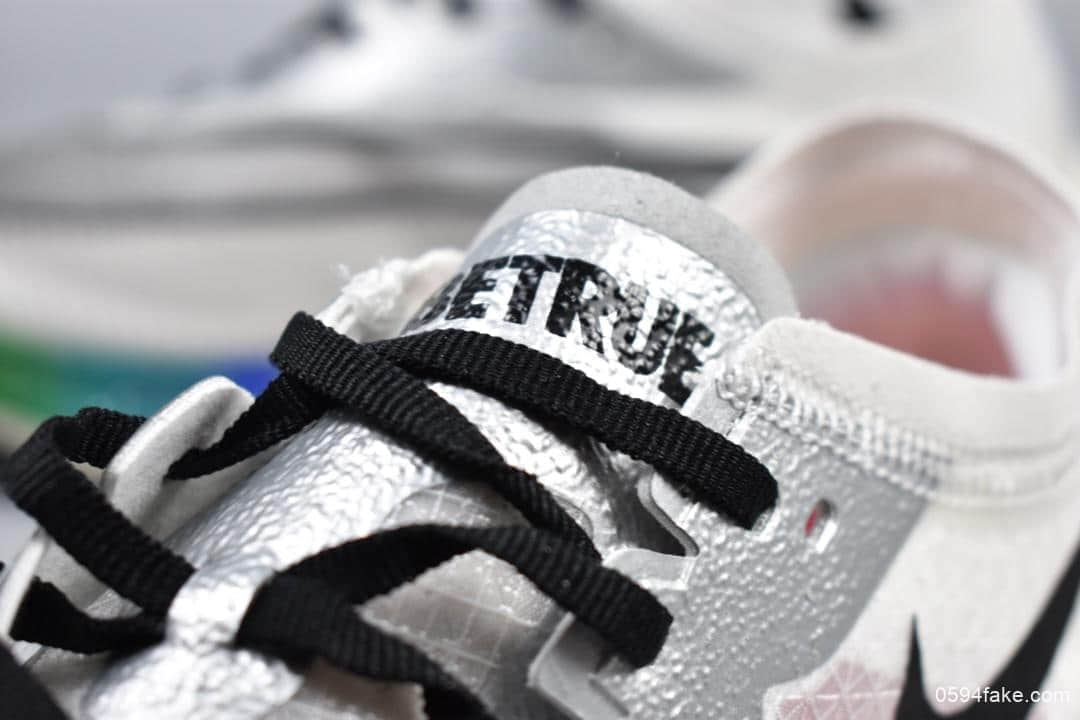 耐克Nike ZoomX VaporFly NEXT% “Be True” 公司级版本炫目彩虹鸳鸯设计超强跑鞋轻质马拉松运动跑鞋 货号：AO4568-101