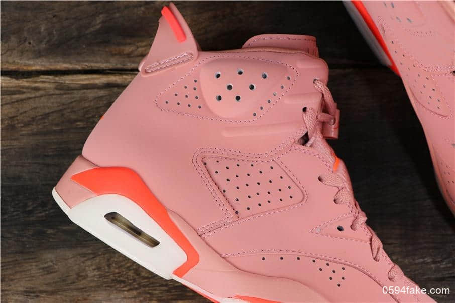 乔丹Air Jordan 6 Retro x Aleali May乔6联名脏粉女神专属配色纯原版本实战篮球鞋 货号：CI0550-600