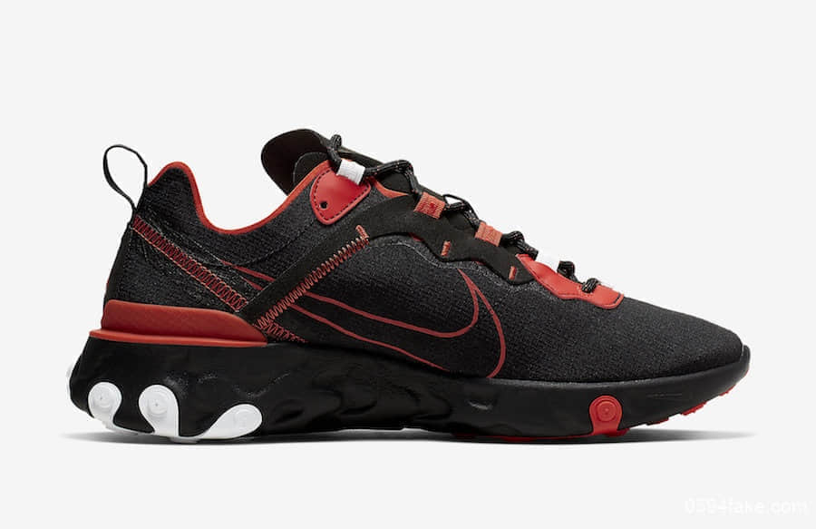 手稿风再度来袭！Nike React Element 55“Script Swoosh”预计将于8月10日发售！ 货号：CK9285-001