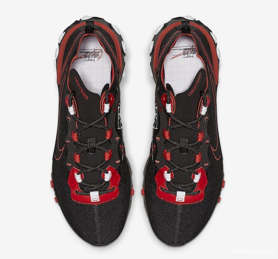 手稿风再度来袭！Nike React Element 55“Script Swoosh”预计将于8月10日发售！ 货号：CK9285-001