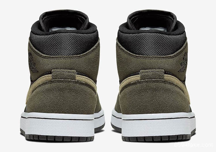 强烈的军事风格！工装搭配绝对养眼！Air Jordan 1 Mid即将发售！ 货号：BQ6472-030