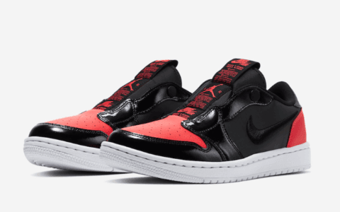 刺绣Swoosh精美又立体！Air Jordan 1 Low Slip新配色现已发售！ 货号：AV3918-600