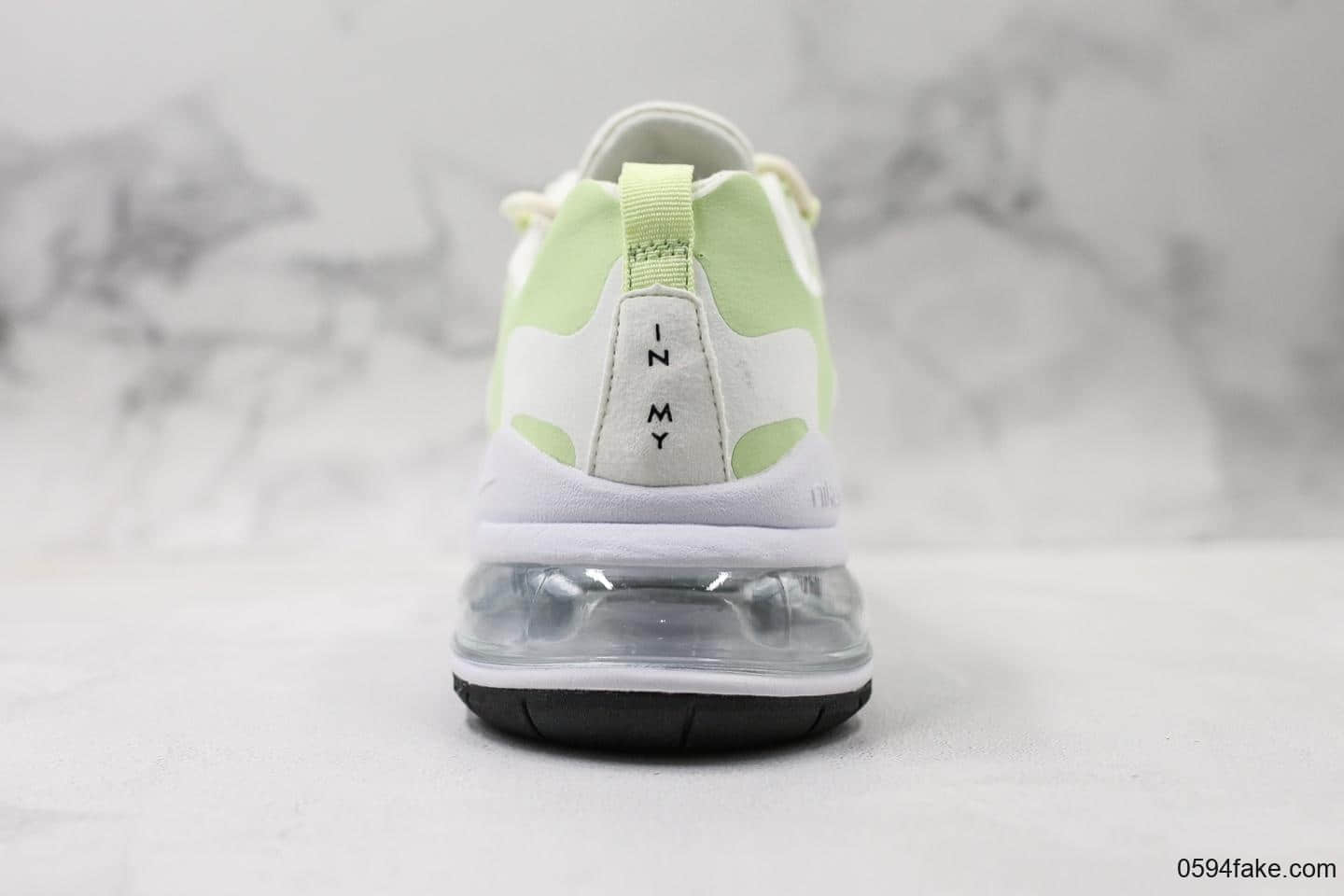 耐克Nike React Air Max 270公司级版本瑞亚后半掌气垫百搭运动慢跑鞋独特波纹设计 货号：AO4971-206