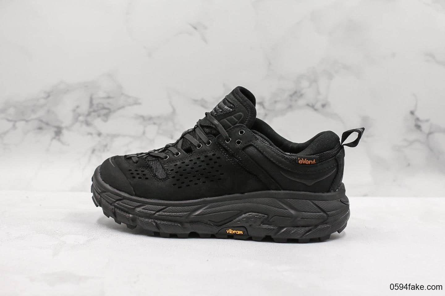 Engineered Garments x Hoka One One “Tor Ultra Low纯原版本余文乐同款低帮厚底坦克户外运动鞋沙漠卡其全黑