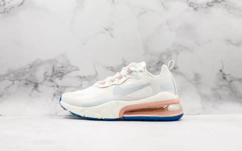 耐克Nike Air Max 270 React公司级小气垫运动跑鞋正品氮气缓震大底原标原盒区别市面通货版本 货号：AO4971-100