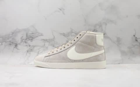 耐克Nike Blazer Mid Vintage Suede公司级版本高帮休闲开拓者板鞋内置Zoom Air 气垫区别市面通货版本 货号：917862-005