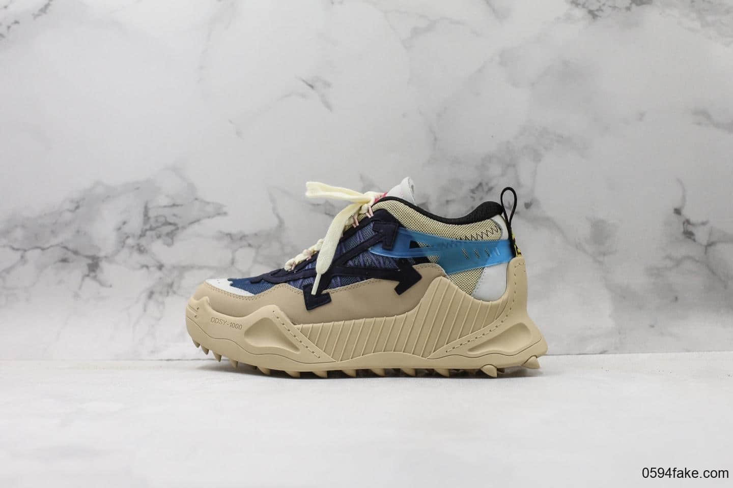 OFF-WHITE c/o ODSY-1000 Sneakers登山靴纯原版本高成本打造所有配件均一比一定制高标准工艺鞋头数码冲孔电脑针车