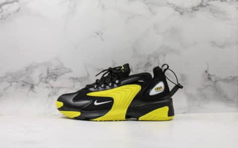 耐克Nike Zoom 2000 2K纯原版本复古老爹鞋黑黄配色原盒原标区别市面通货版本 货号：AO0269-006