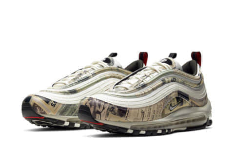 复古风浓郁！这双Nike Air Max 97还带有剪报图案！