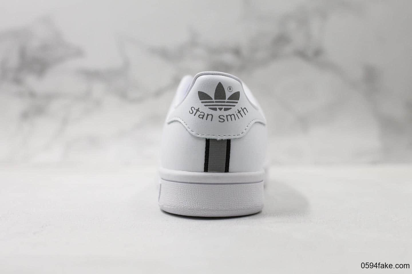 阿迪达斯Adidas stan smith Static纯原版本史密斯满天星3M反光材质原厂高亮鞋带外贸客户指定订单国外限量款 货号：BD7455