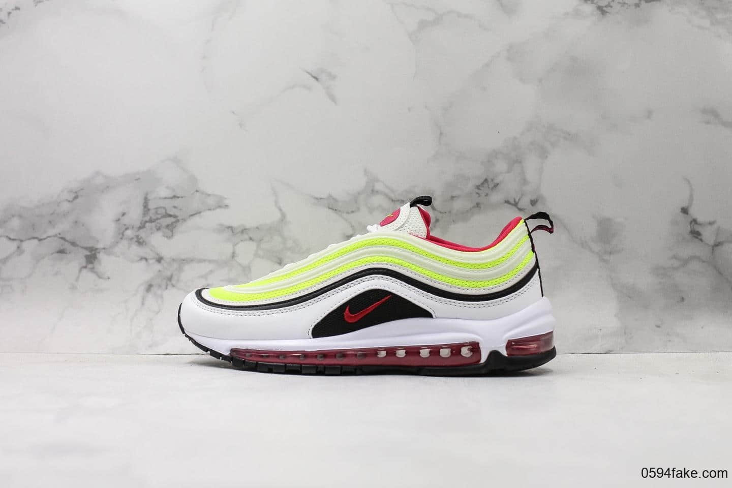 耐克NIKE Air Max 97纯原版本全新配色原装批次子弹拆解原鞋开发市面独家原模原气垫正确卡色匹配 货号：CJ9978-100