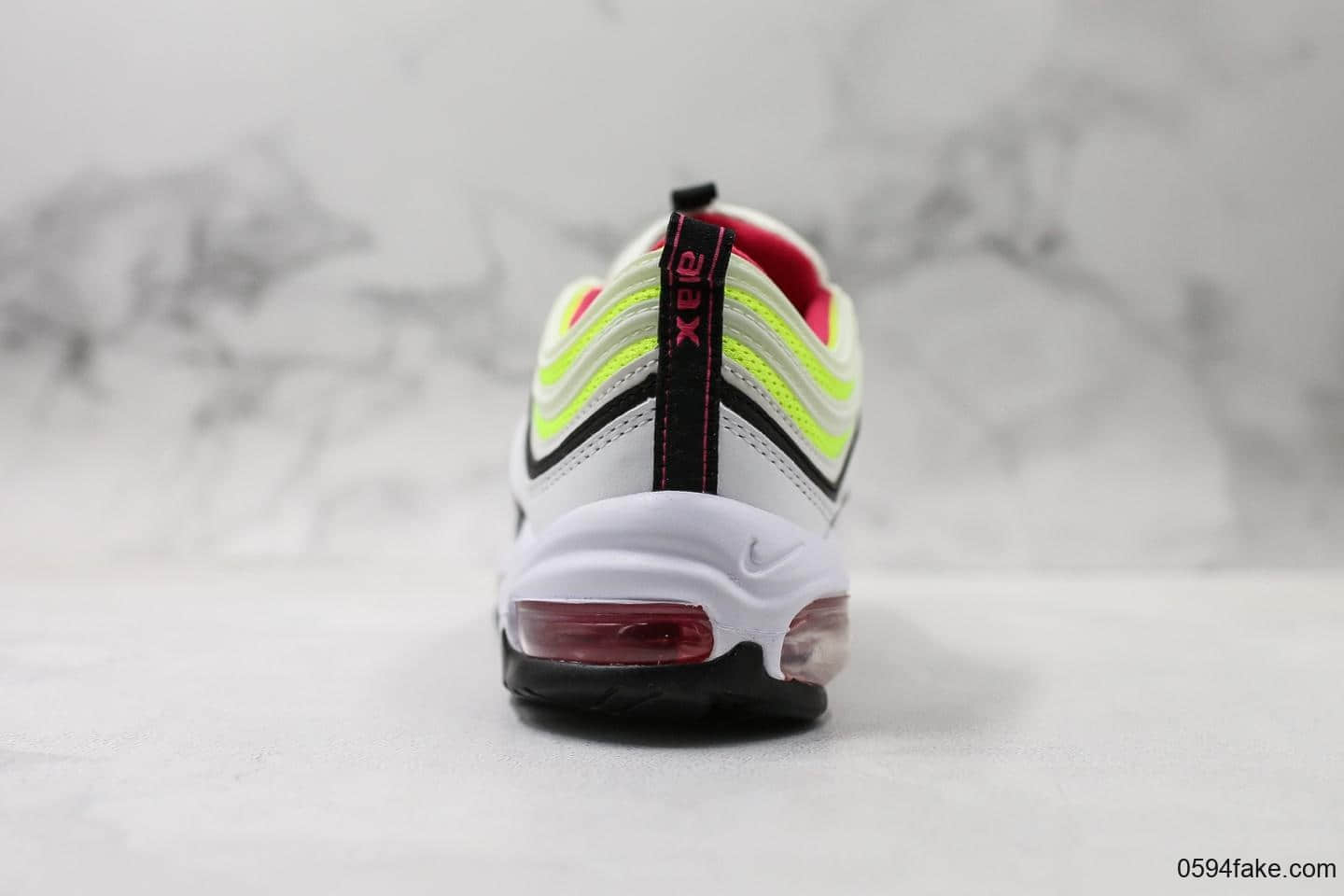 耐克NIKE Air Max 97纯原版本全新配色原装批次子弹拆解原鞋开发市面独家原模原气垫正确卡色匹配 货号：CJ9978-100