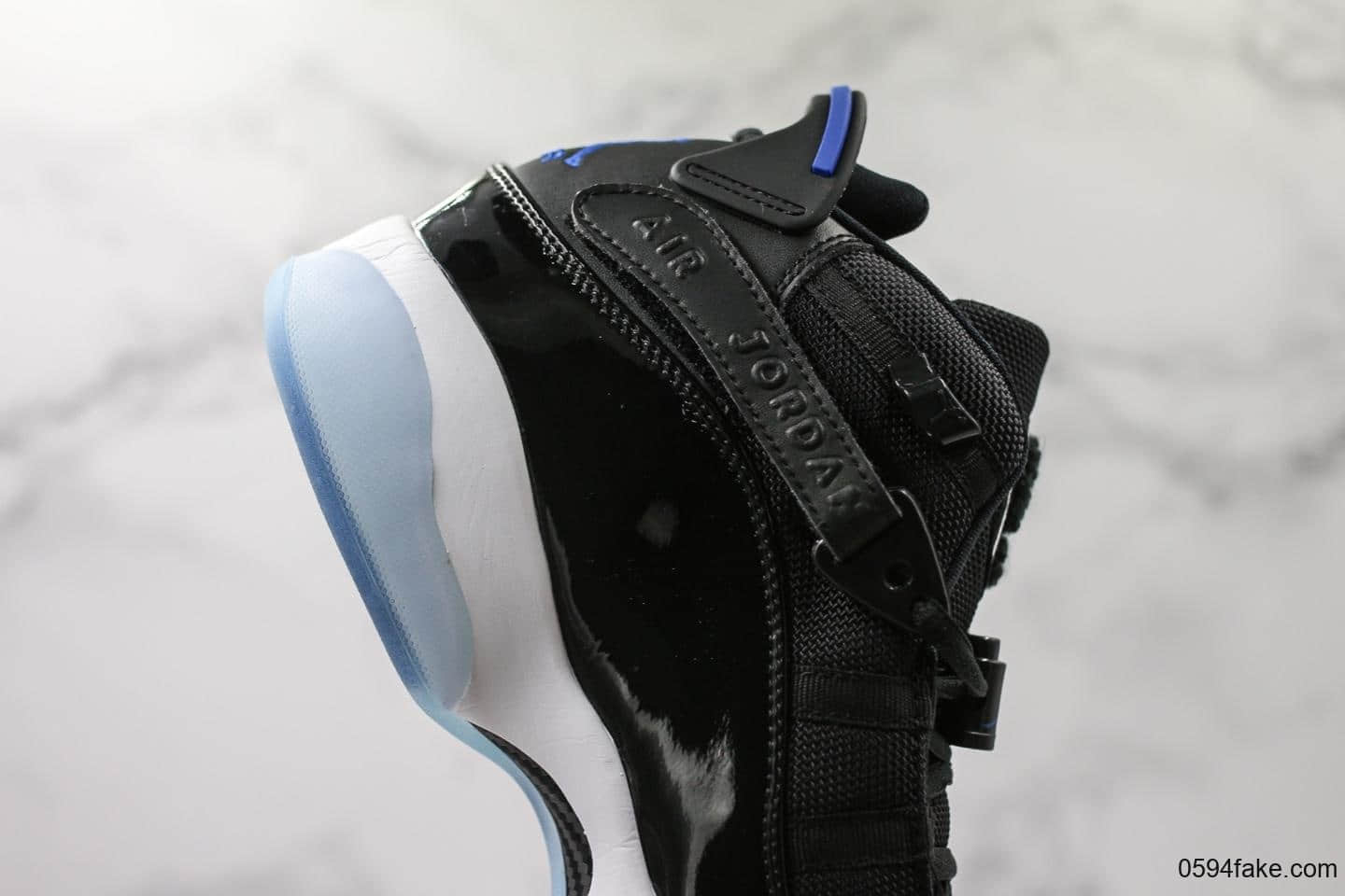 乔丹Air Jordan 6 RIngs纯原复刻AJ六冠王黑白大灌篮新配色原厂碳纤维中底原装真猫眼支持实战 货号：322992-016