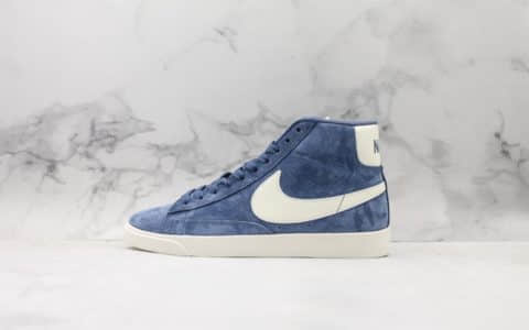 耐克Nike Blazer Mid Vintage Suede公司级版本高帮休闲板鞋结合Zoom Air 缓震配置和柔韧橡胶外底 货号：917862-400