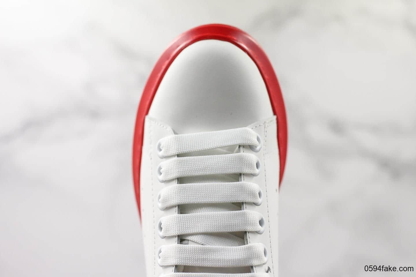 麦昆Alexander Mcqueen 2019纯原版本白面红底新版本材料升级MQ原版一比一鞋底头层拉帕牛皮