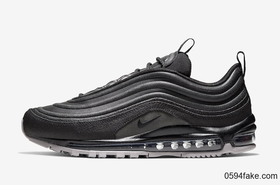 Nike Air Max 97再曝新配色！防水鞋面下雨也不怕！ 货号：BQ5615-001