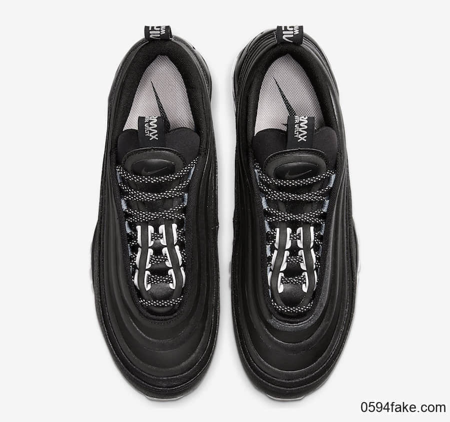 Nike Air Max 97再曝新配色！防水鞋面下雨也不怕！ 货号：BQ5615-001