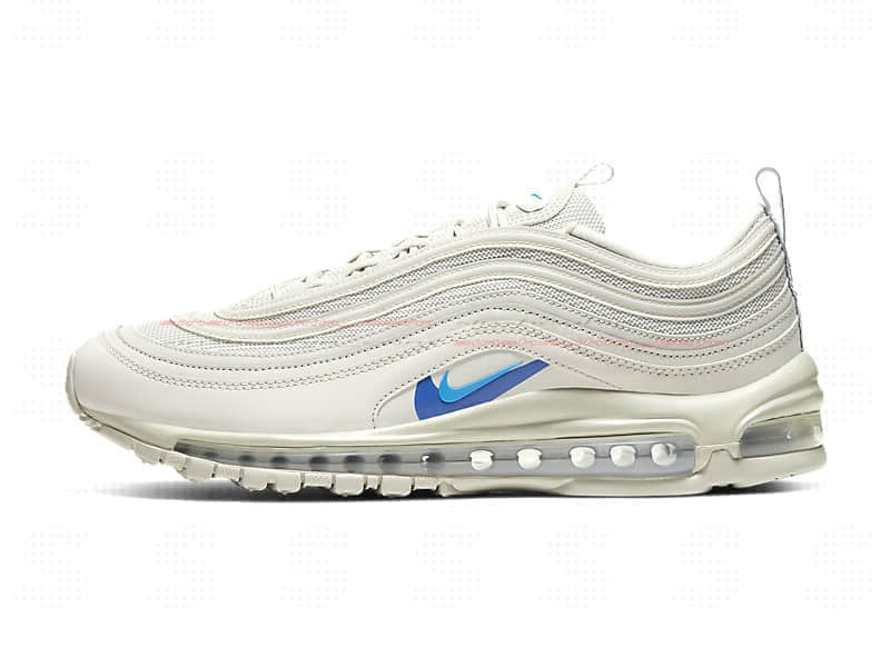 乳白鞋身+重叠Swoosh！这双Air Max 97太温柔了