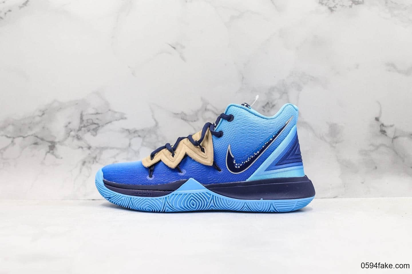 耐克Nike Kyrie 5 SBSP官方同步新品纯原版本欧文5代官方限定配色透气针织织布全新实战缓震大底实战欧文篮球鞋 货号：CI9961-400