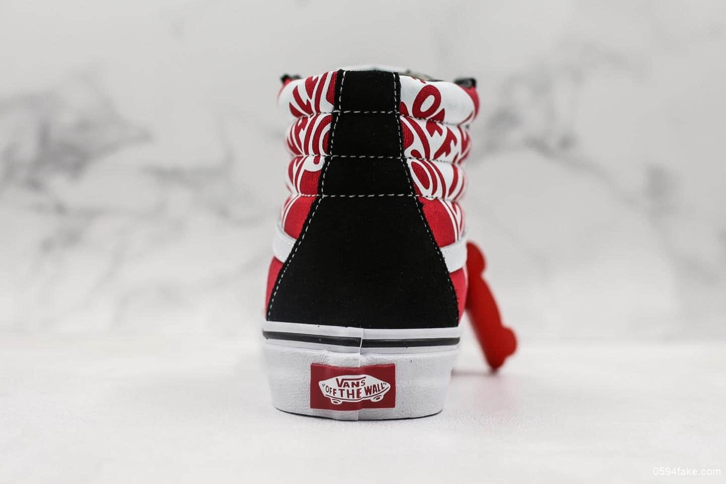 万斯Vans SK8-Hi新款字母印花真标硫化版本高帮休闲运动鞋原盒原标原厂中底钢印