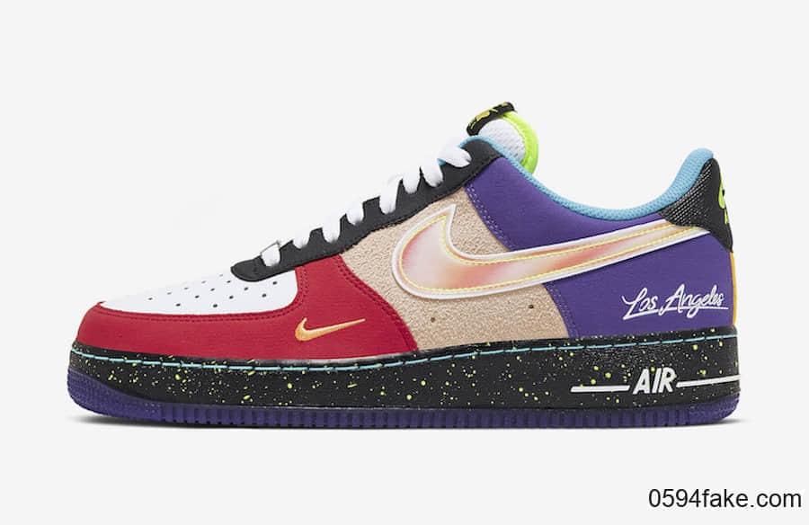 Nike Air Force 1 Low“ What The LA”将于10月1日发售！ 货号：CT1117-100