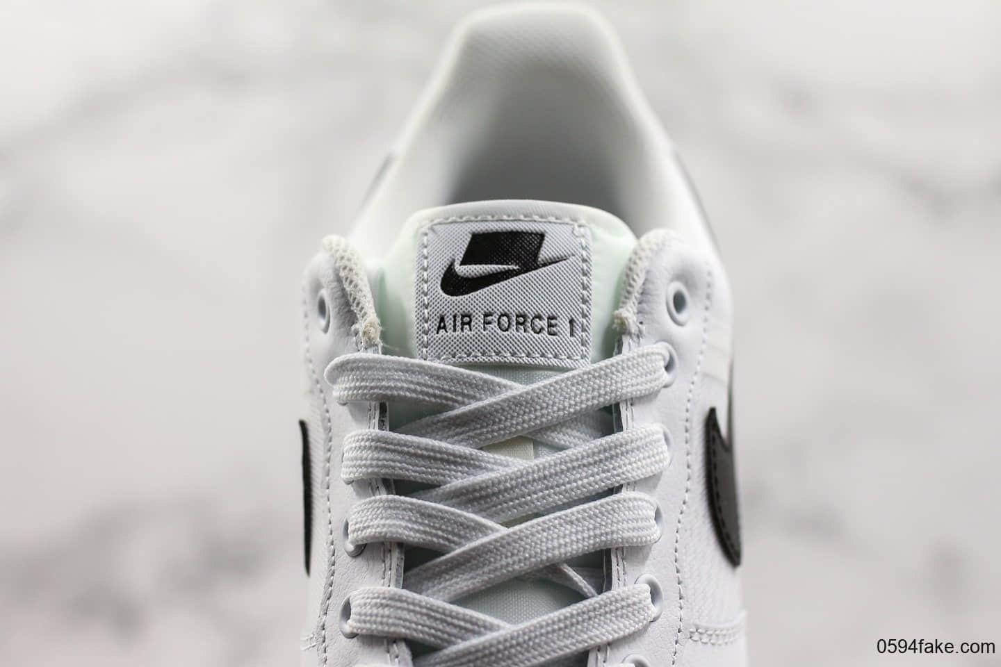 耐克Nike Air Force 1 07 Transparent Mesh Pack公司级版本空军一号经典低帮百搭休闲运动板鞋白拼接网面黑灰 货号：CI0060-101