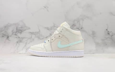 乔丹Air Jordan 1 Mid GS四色鸳鸯彩带公司级版本中帮百搭篮球鞋原装进口皮料原楦成绩版本 货号：555112-035