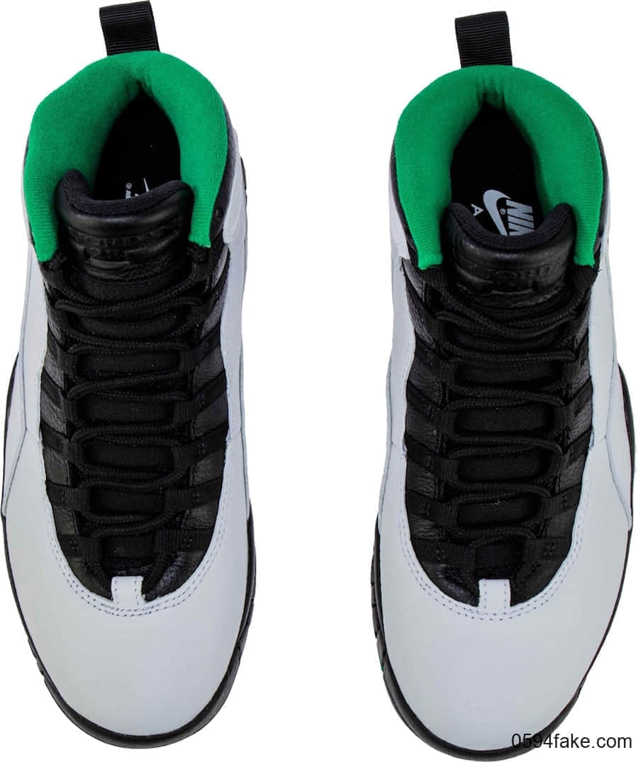 阔别多年！城市系列西雅图配色回归！Air Jordan 10“ Seattle”将于10月19日发售！ 货号：310805-137