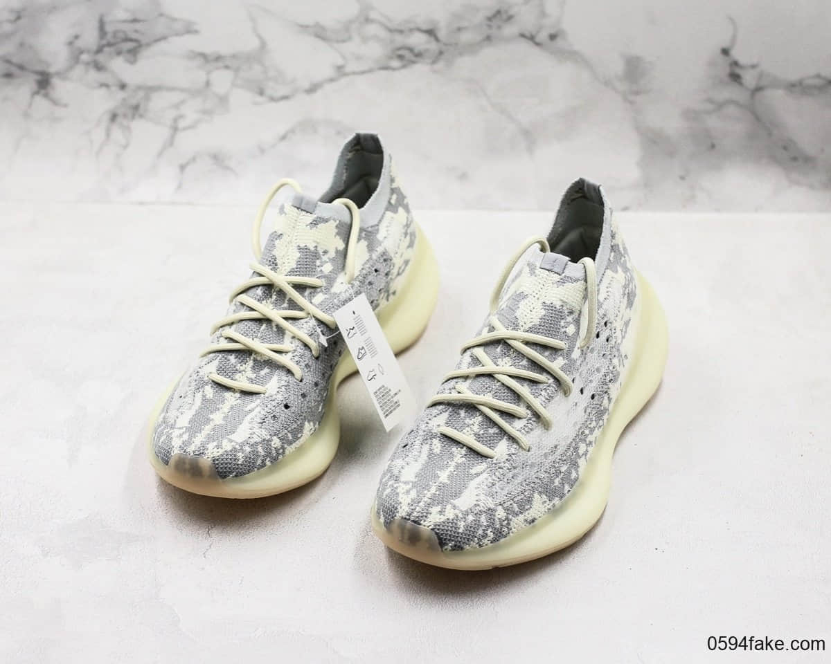 阿迪达斯adidas Yeezy Boost 350 V3 “Alien”侃爷联名限定椰子V3外星人雪花斑点OG纯原原楦开发同源同材 货号：FV3260